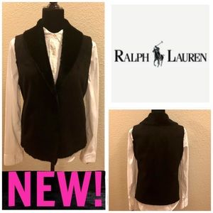 🖤NEW! LAUREN RALPH LAUREN FAUX SHEARLING VEST🖤